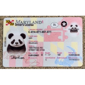 Maryland scannable card