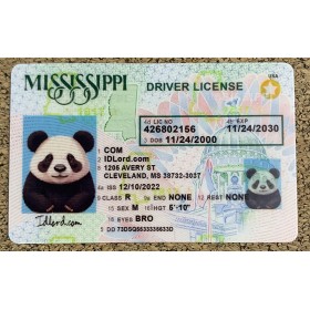 Mississippi scannable card